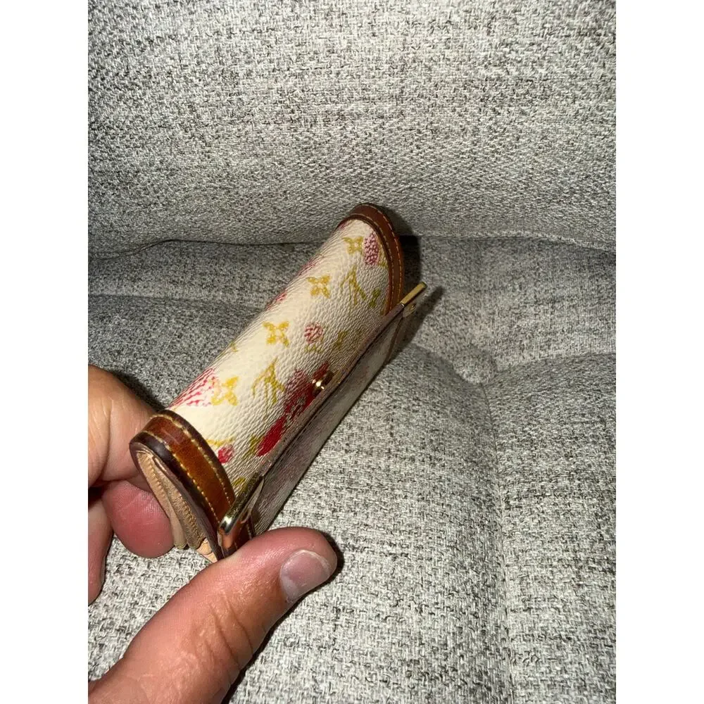 Louis Vuitton Murakami Cherry Blossom Porte-Monnaie / Coin Purse / Card Case